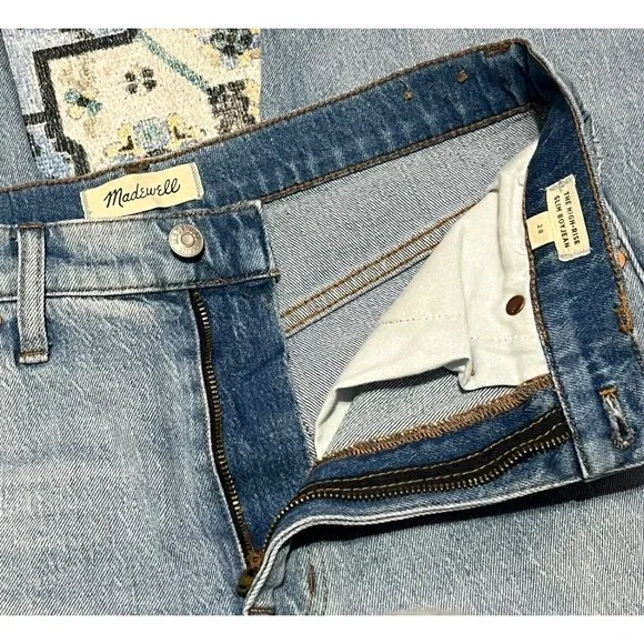Madewell High Rise Slim Boyjean Prentice Light Wash Denim Womens Size 28 ND555‎ - Picture 3 of 10